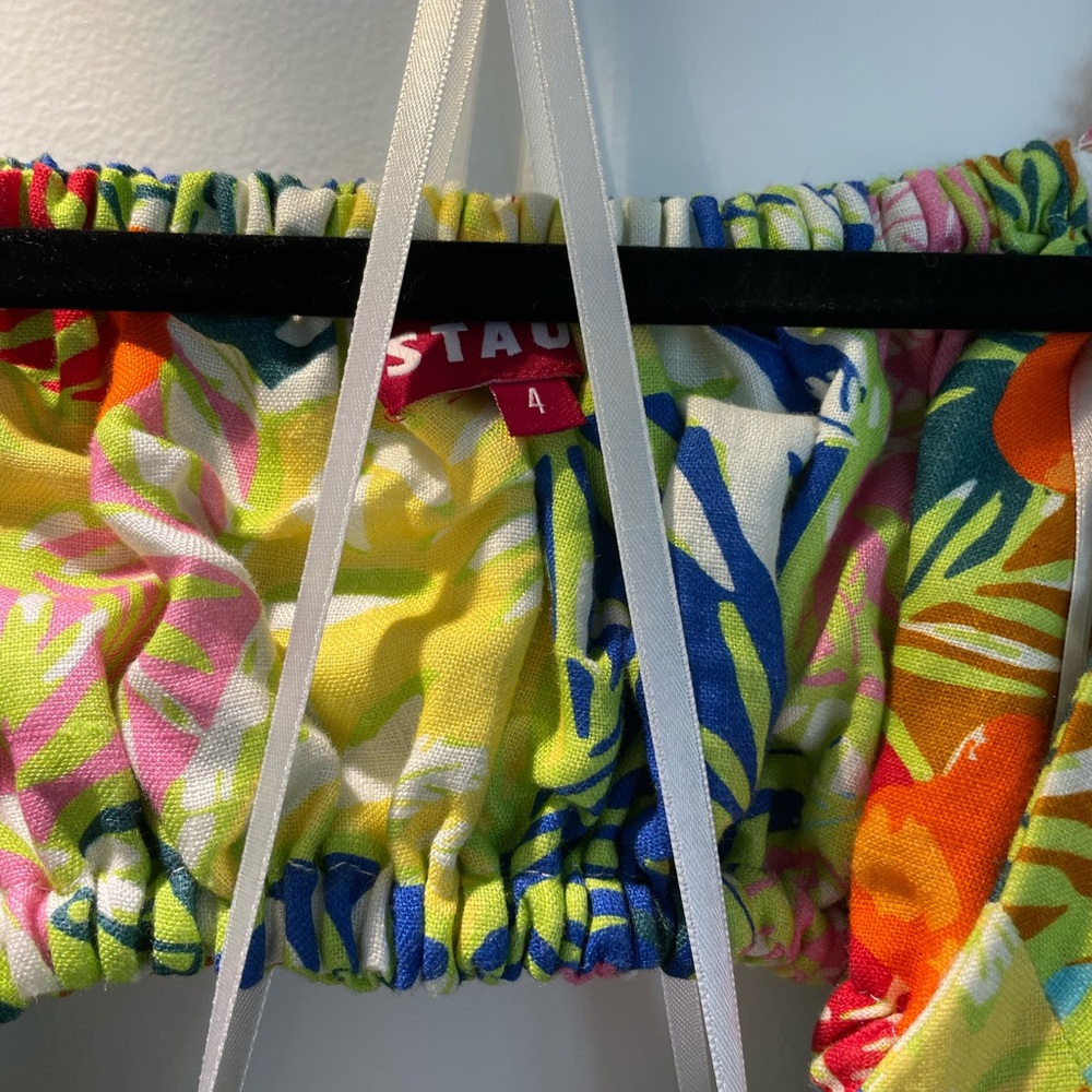 STAUD Coliseum Dress - size 4 - Colorful and Vibrant - Picture 4 of 5